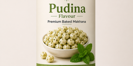 HERBS&amp;HEAVEN™ Pudina Flavour Premium Baked Makhana.