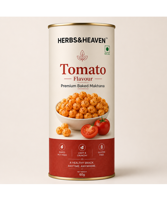 HERBS&amp;HEAVEN™ Tomato Flavour Premium Baked Makhana